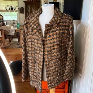 Vintage Boucle skirt suit sz 8